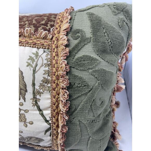 Luxury Decorative Rectangle PALM TREE Fringe, Chenille, Custom Made ~2 Available - Picture 7 of 10